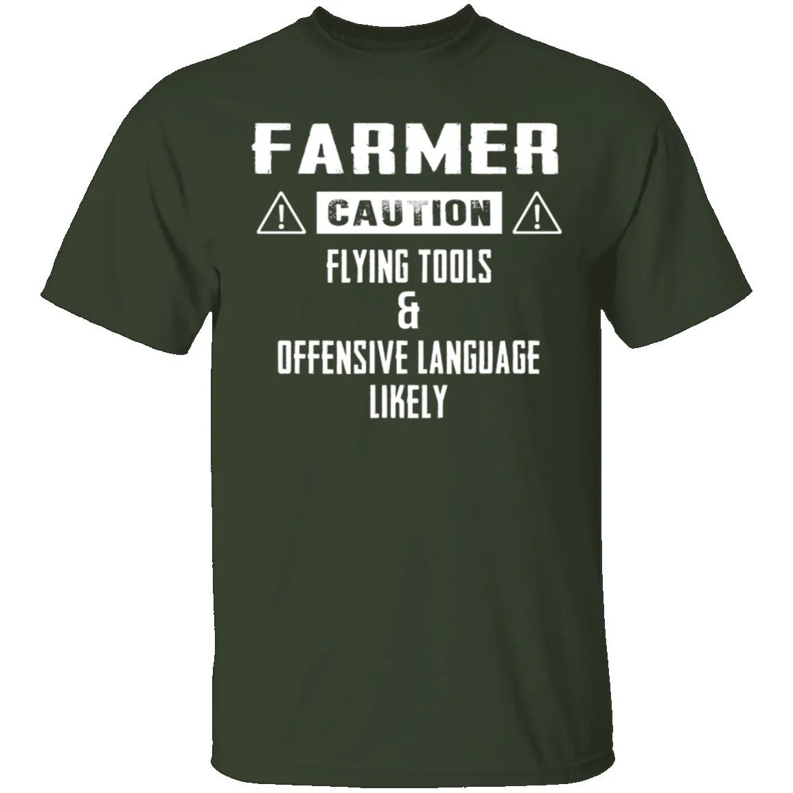 Caution Farmer T-Shirt