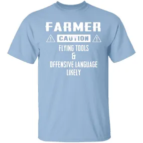 Caution Farmer T-Shirt