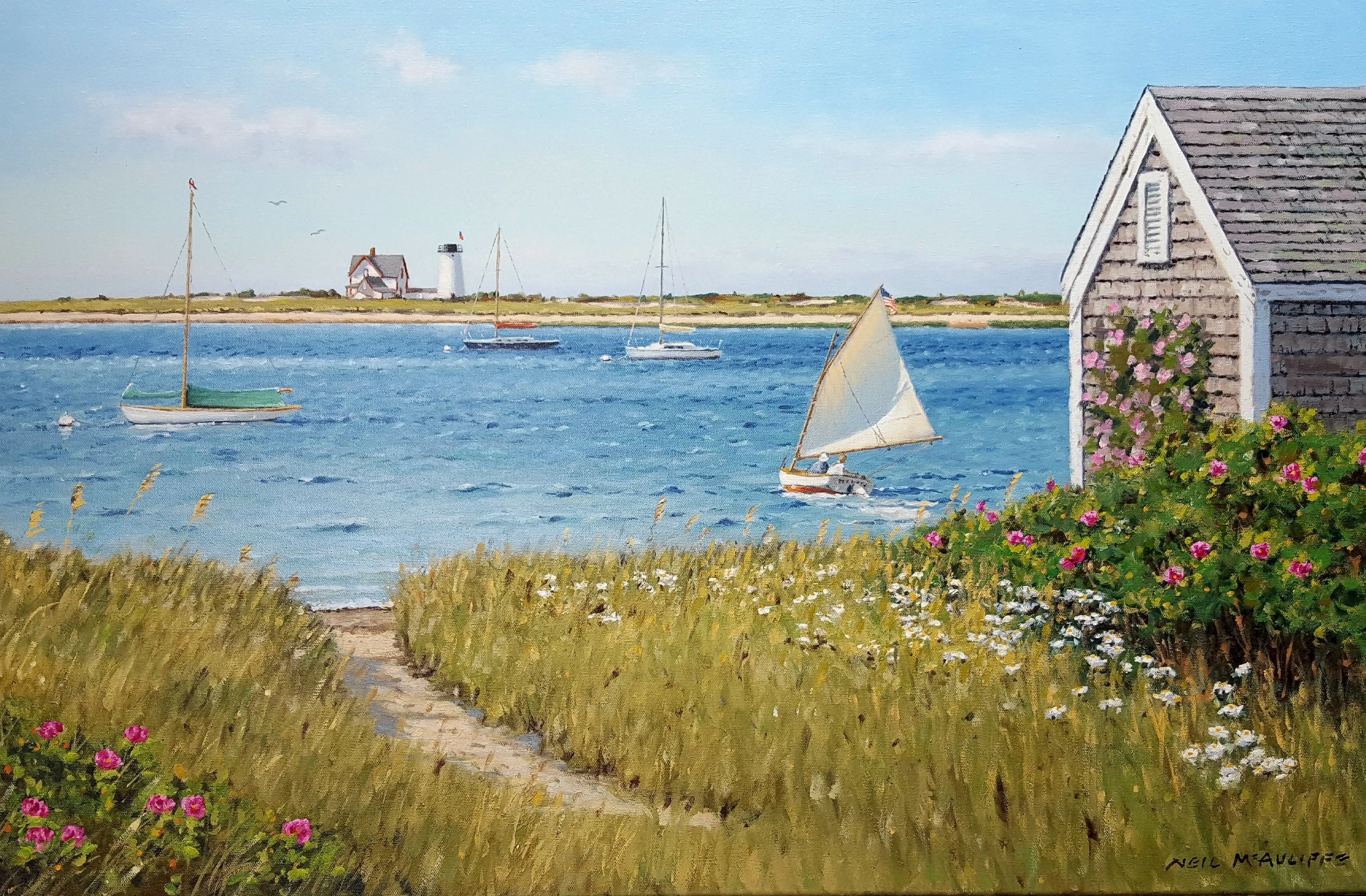 Chatham - oil on canvas by artist Neil McAuliffe