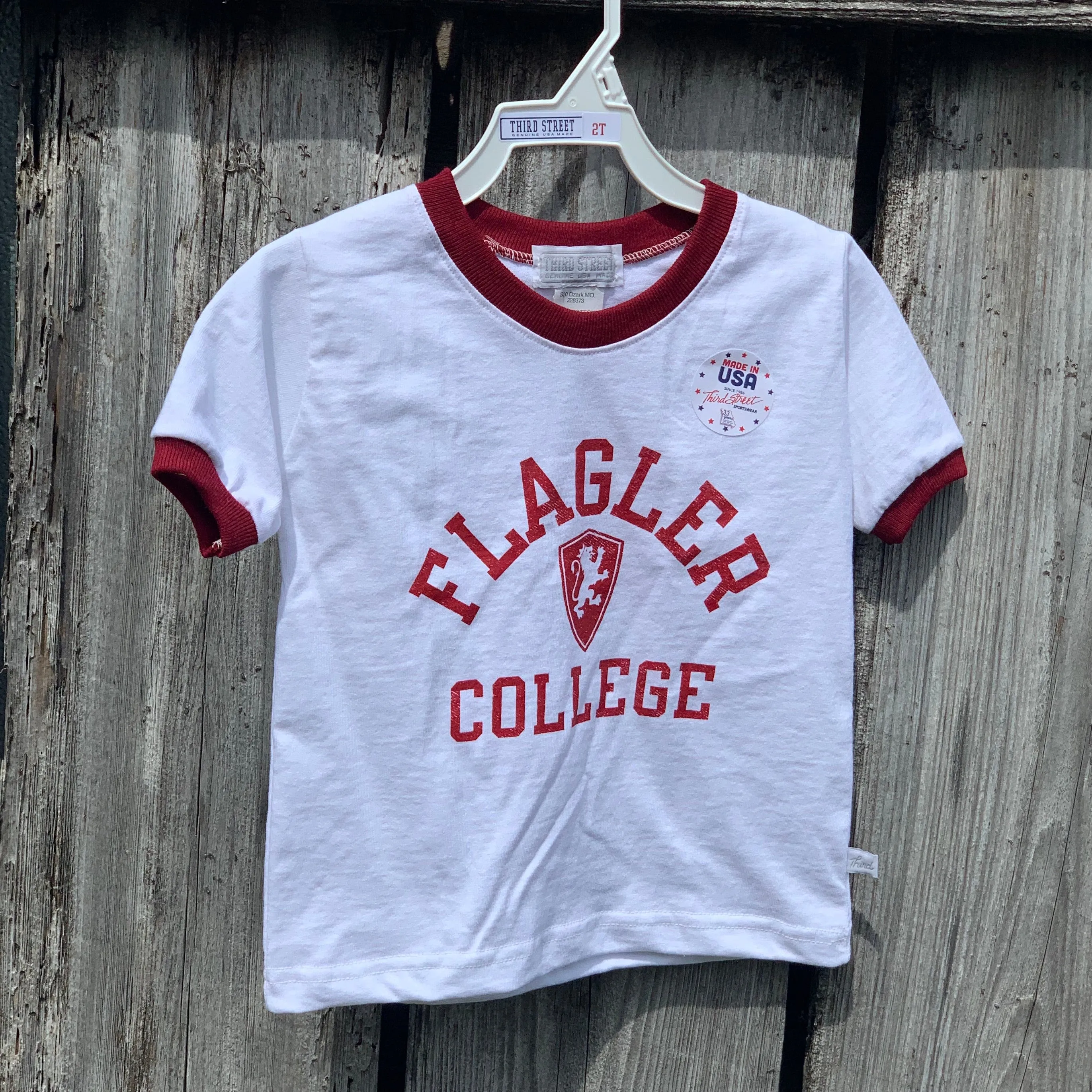 Child Flagler College Ringer T-Shirt