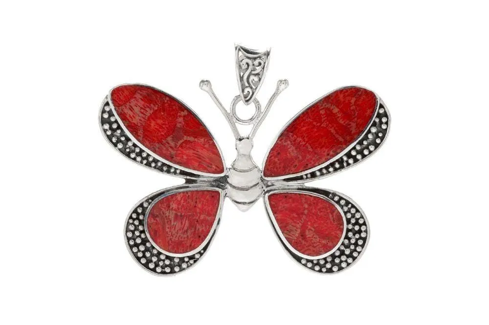 Cloudwing Pendant- Coral