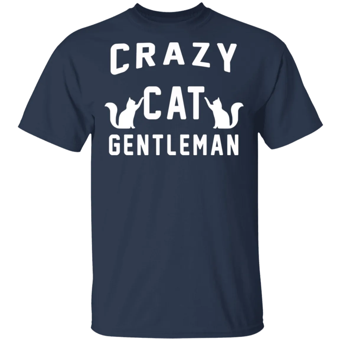 Crazy Cat Gentleman T-Shirt