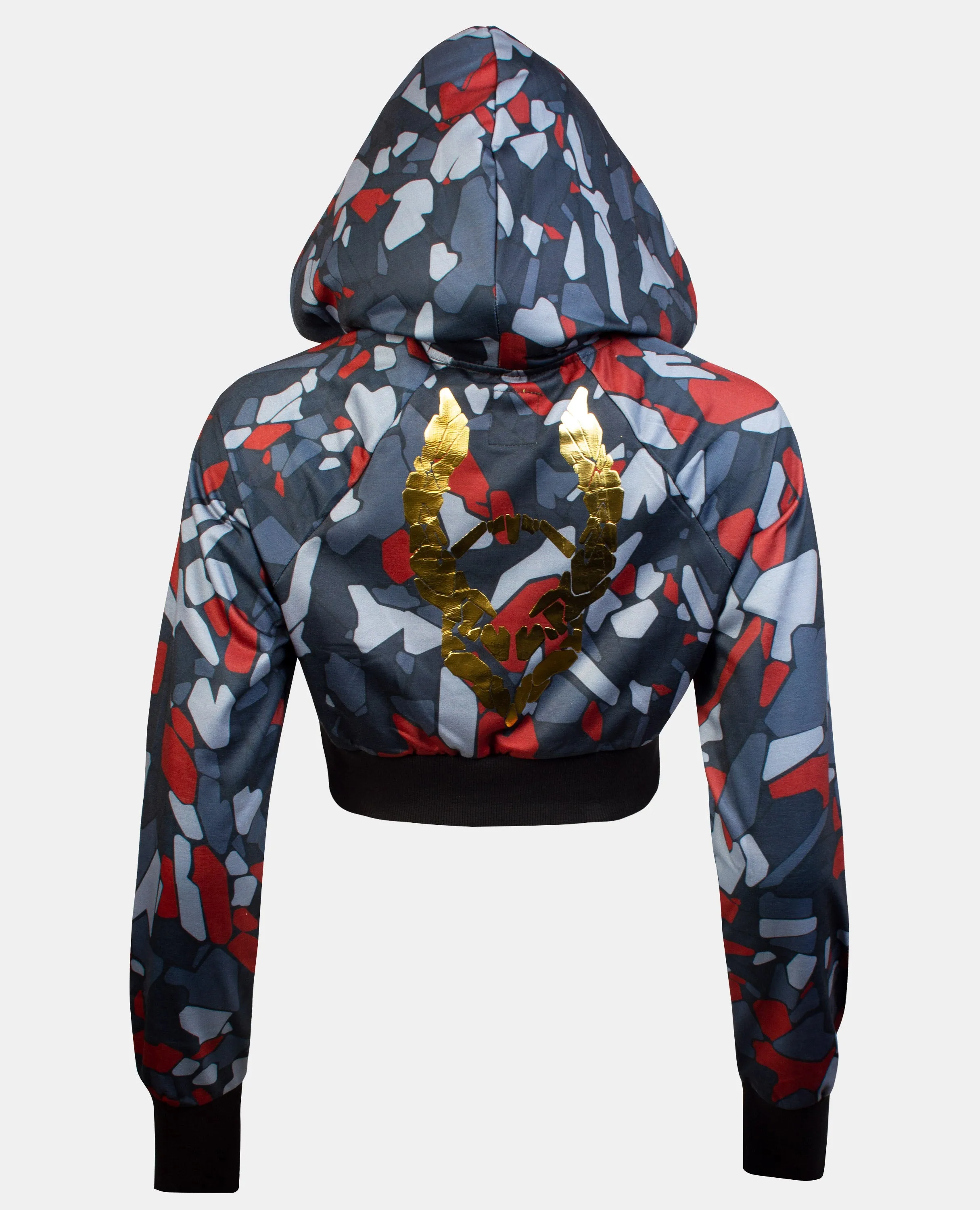 CROP HOODIE DIGITAL CAMO