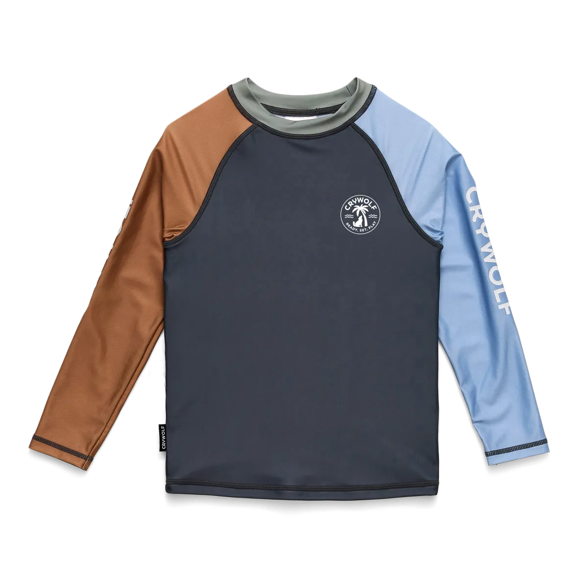 Crywolf Rash Vest - Ocean Grey Combo