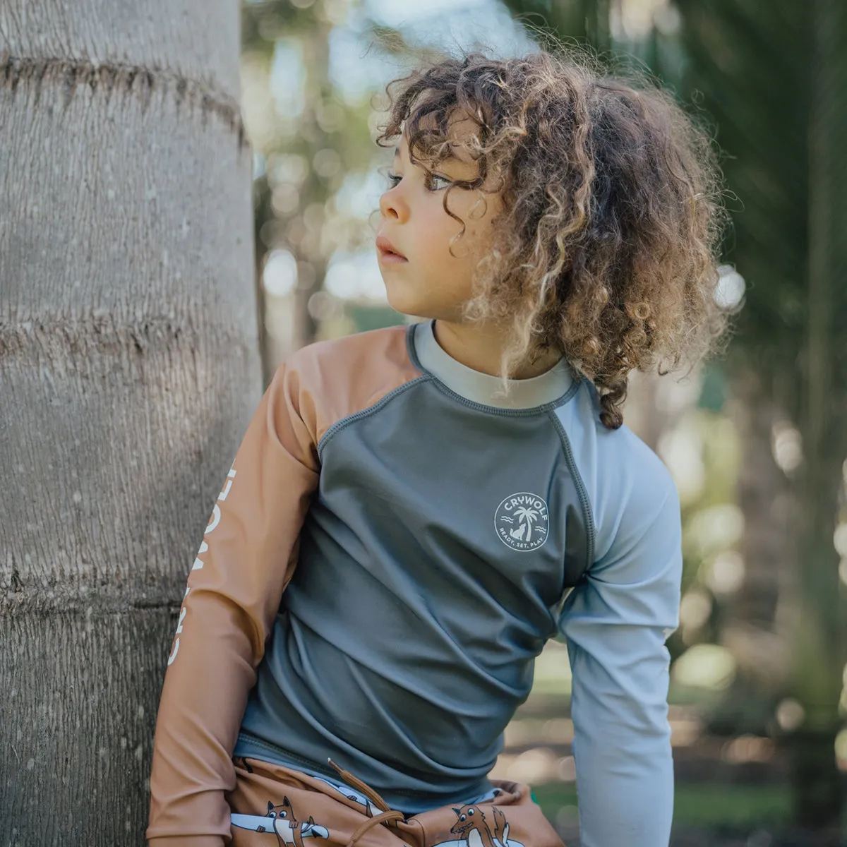 Crywolf Rash Vest - Ocean Grey Combo