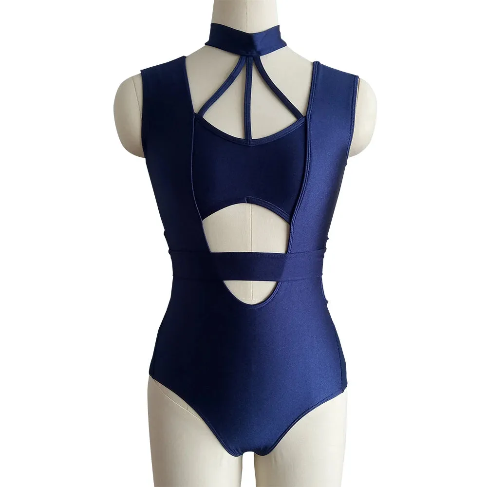 #D0016-B Nylon/Lycra Mesh Modern Contempory Dance Costume-t Dance School Troupe or Solo Performance