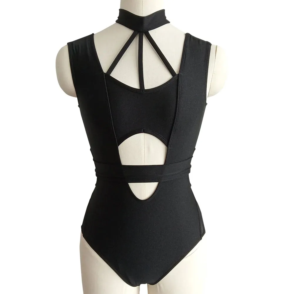 #D0016-B Nylon/Lycra Mesh Modern Contempory Dance Costume-t Dance School Troupe or Solo Performance