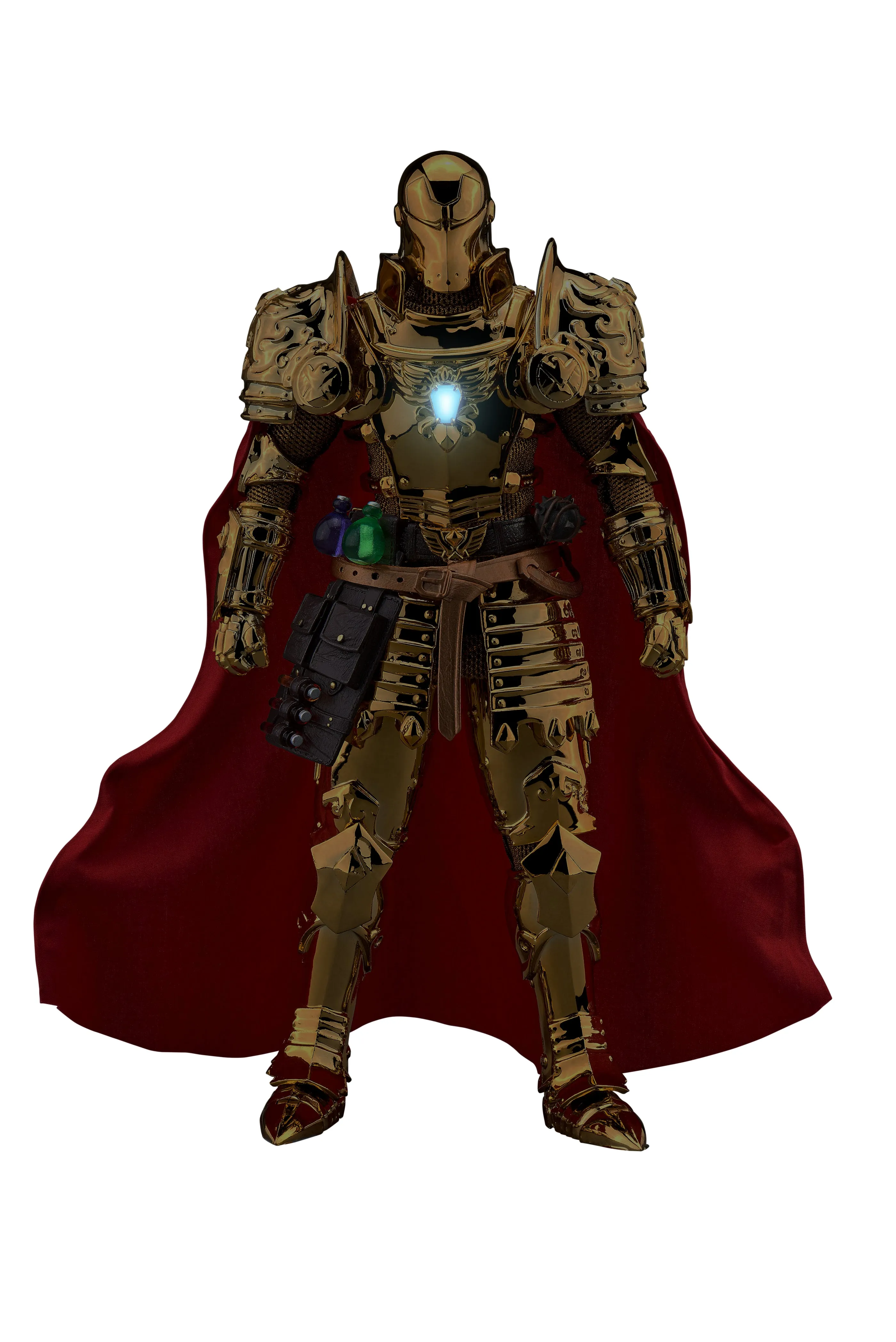 DAH-46SP Medieval Knight Golden Armor Iron Man