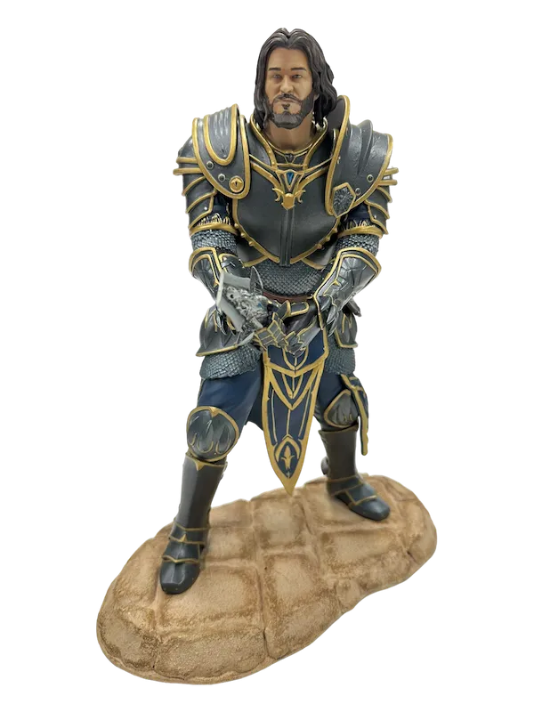 (DAMAGED) WARCRAFT MOVIE LOTHAR STATUE