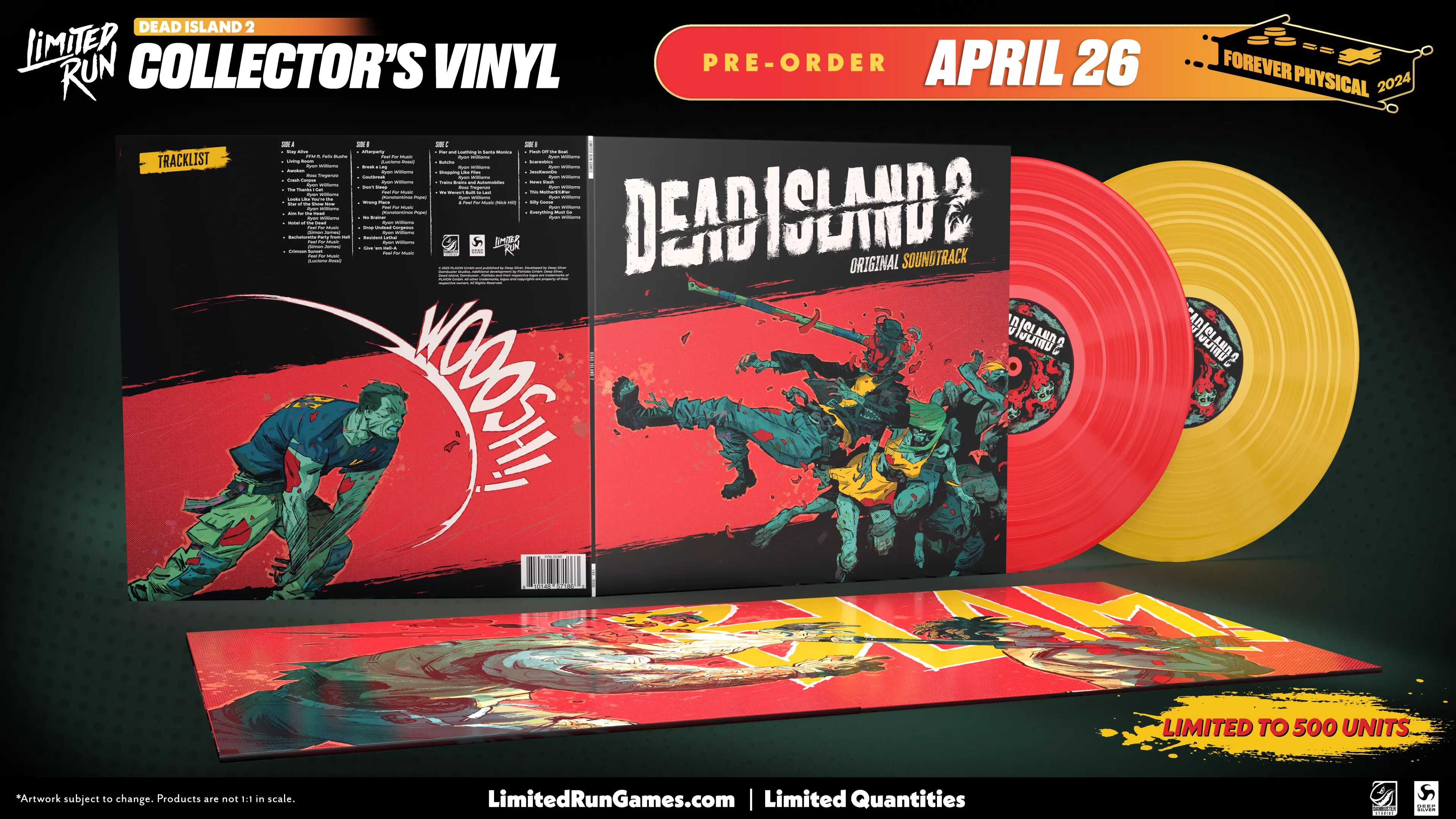 Dead Island 2 Original Soundtrack - 2 LP Vinyl