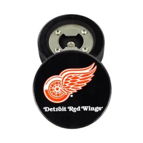 Detroit Red Wings NHL Souvenir Puck Bottle Opener