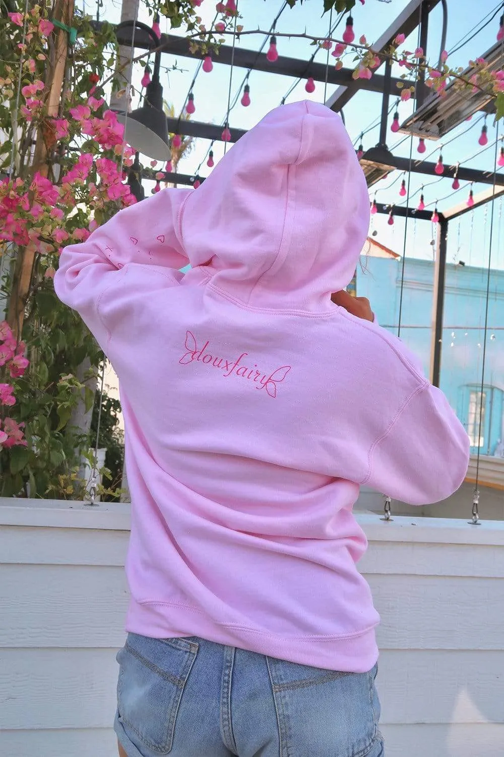 Doux Fairy 'Fairy Wings' Pink Hoodie