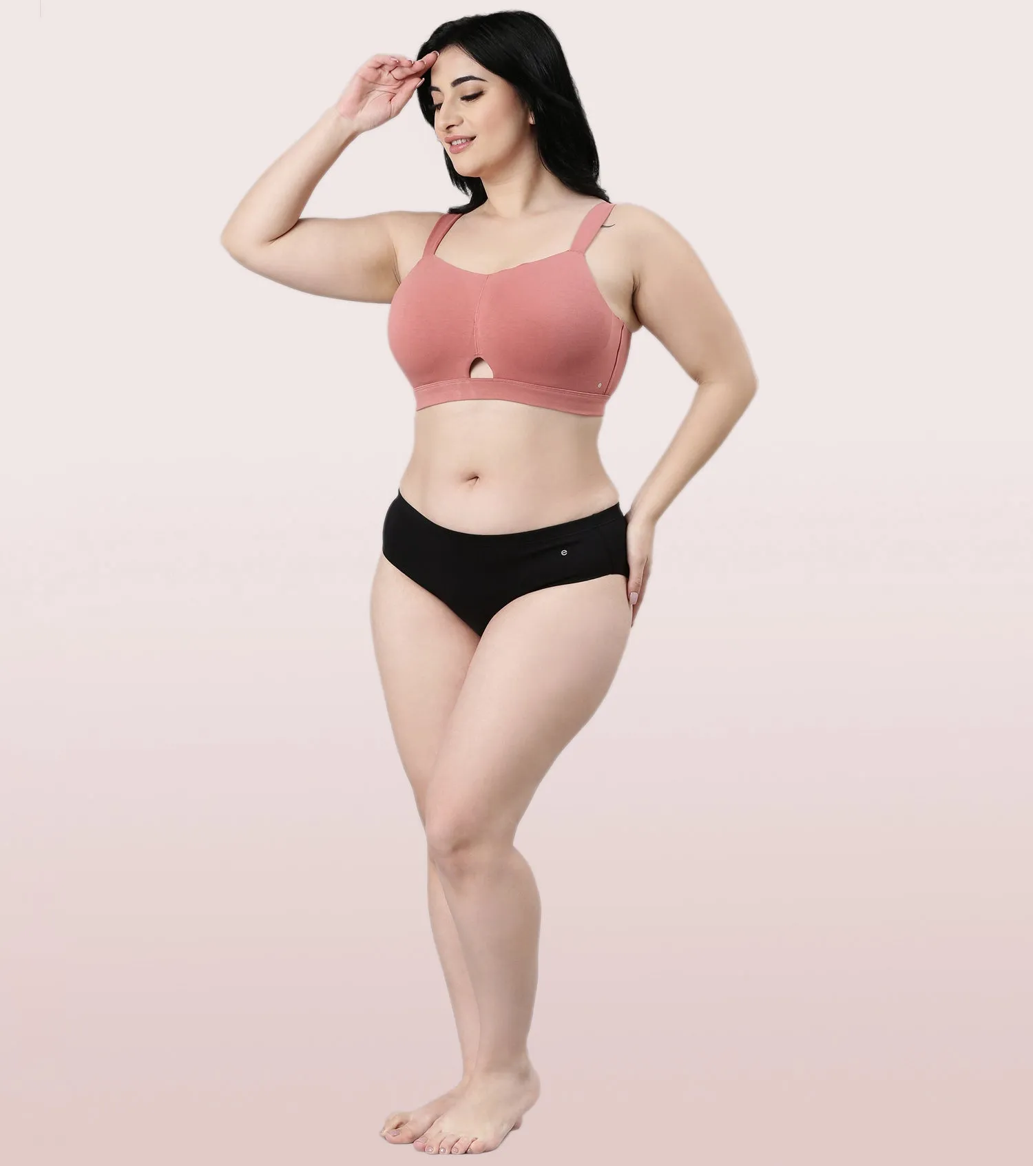 Enamor Cloud Soft A064 Cotton Full Support Minimizer Bra for Women -Padded ,Wirefree and  Full Coverage