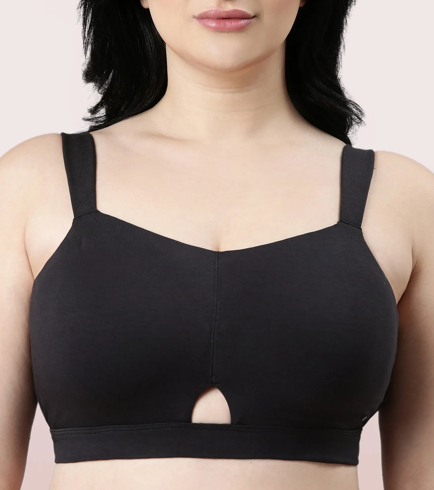 Enamor Cloud Soft A064 Cotton Full Support Minimizer Bra for Women -Padded ,Wirefree and  Full Coverage