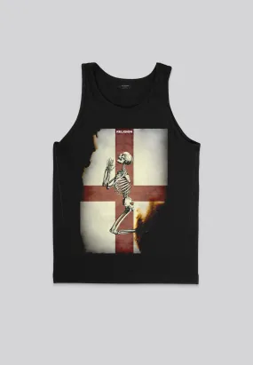 ENGLAND SKELETON VEST BLACK