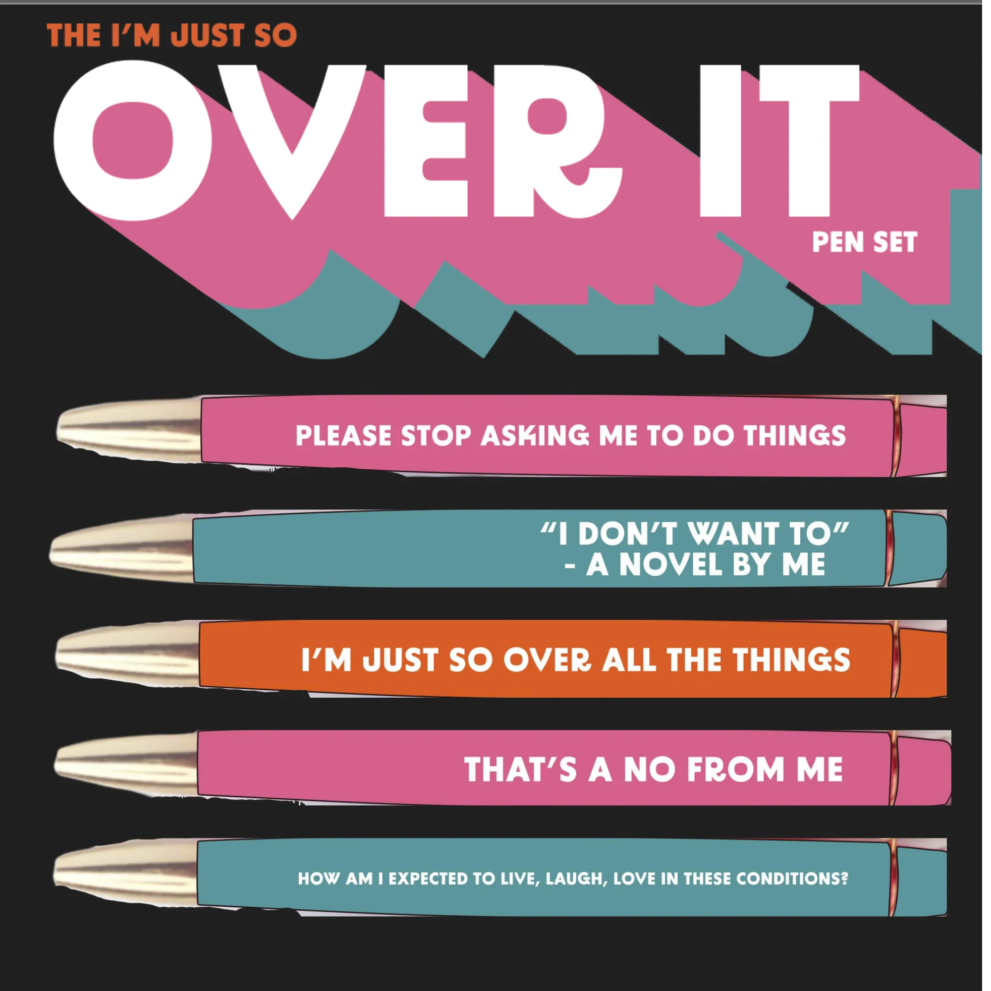 FUN CLUB - Over It Pen Set