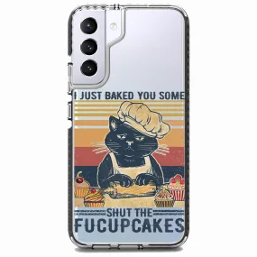 Funny Cat Baking Samsung Case