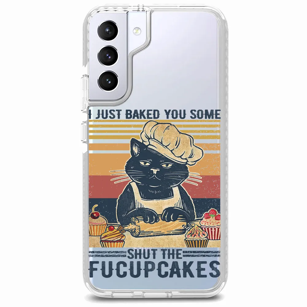 Funny Cat Baking Samsung Case