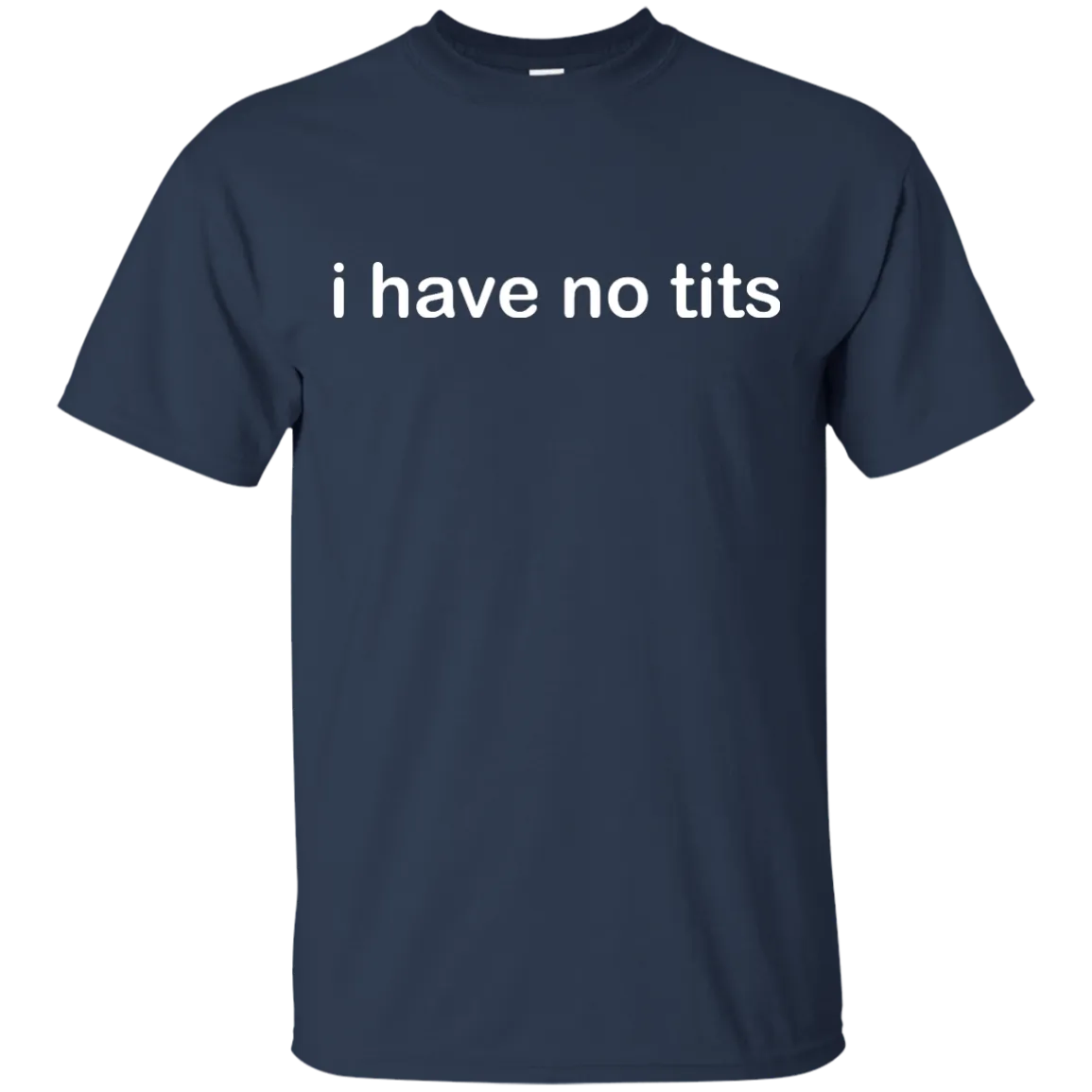 Funny t-shirt: I Have No Tits shirt, hoodie, tank