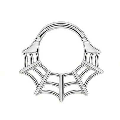 G23 Titanium Spider Web Hinged Clicker