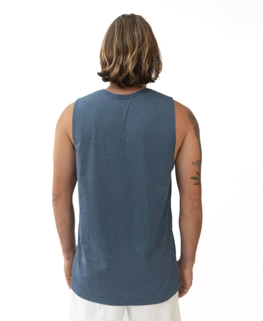 GB Retro Tank | Navy Marle