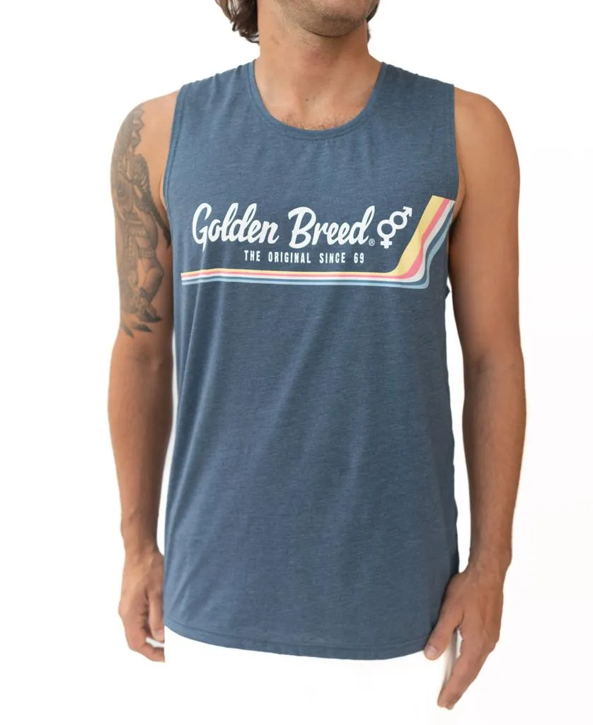 GB Retro Tank | Navy Marle