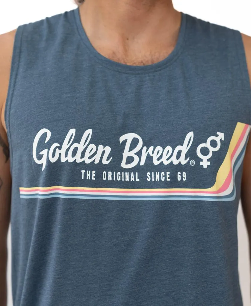 GB Retro Tank | Navy Marle