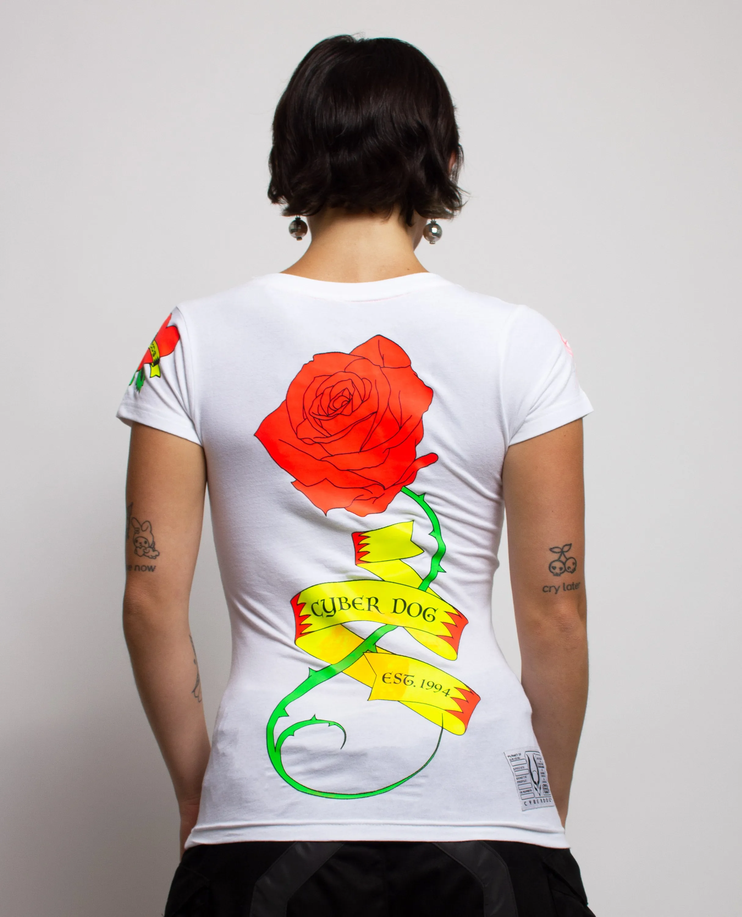 GIRLS TATTOO ROSE T-SHIRT