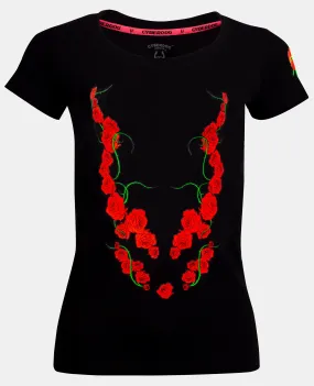 GIRLS TATTOO ROSE T-SHIRT