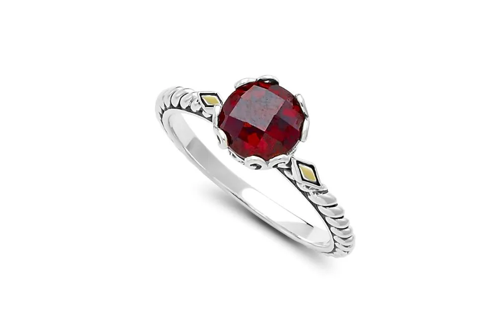 Glow Ring- Garnet