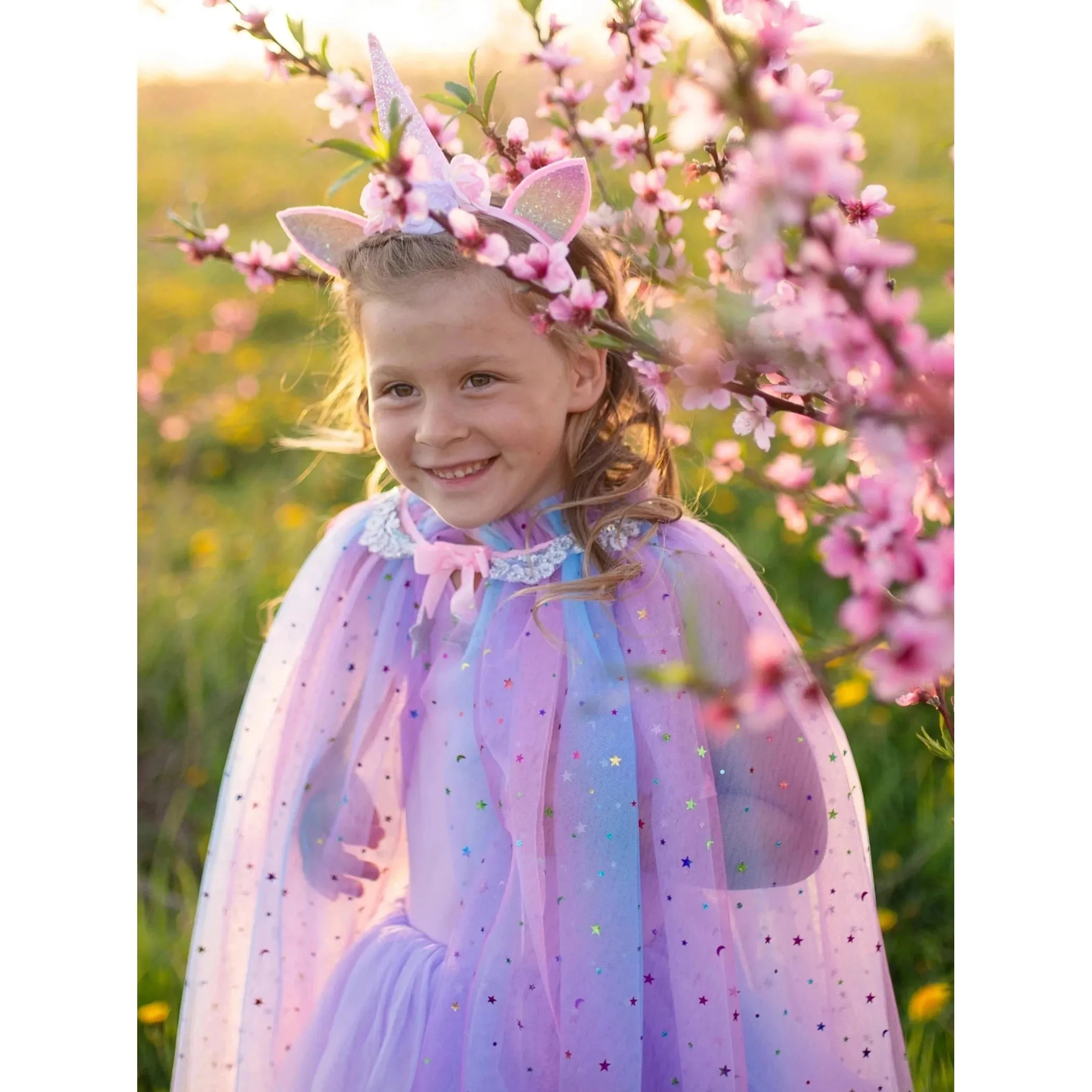 Great Pretenders Rainbow Unicorn Cape & Headband