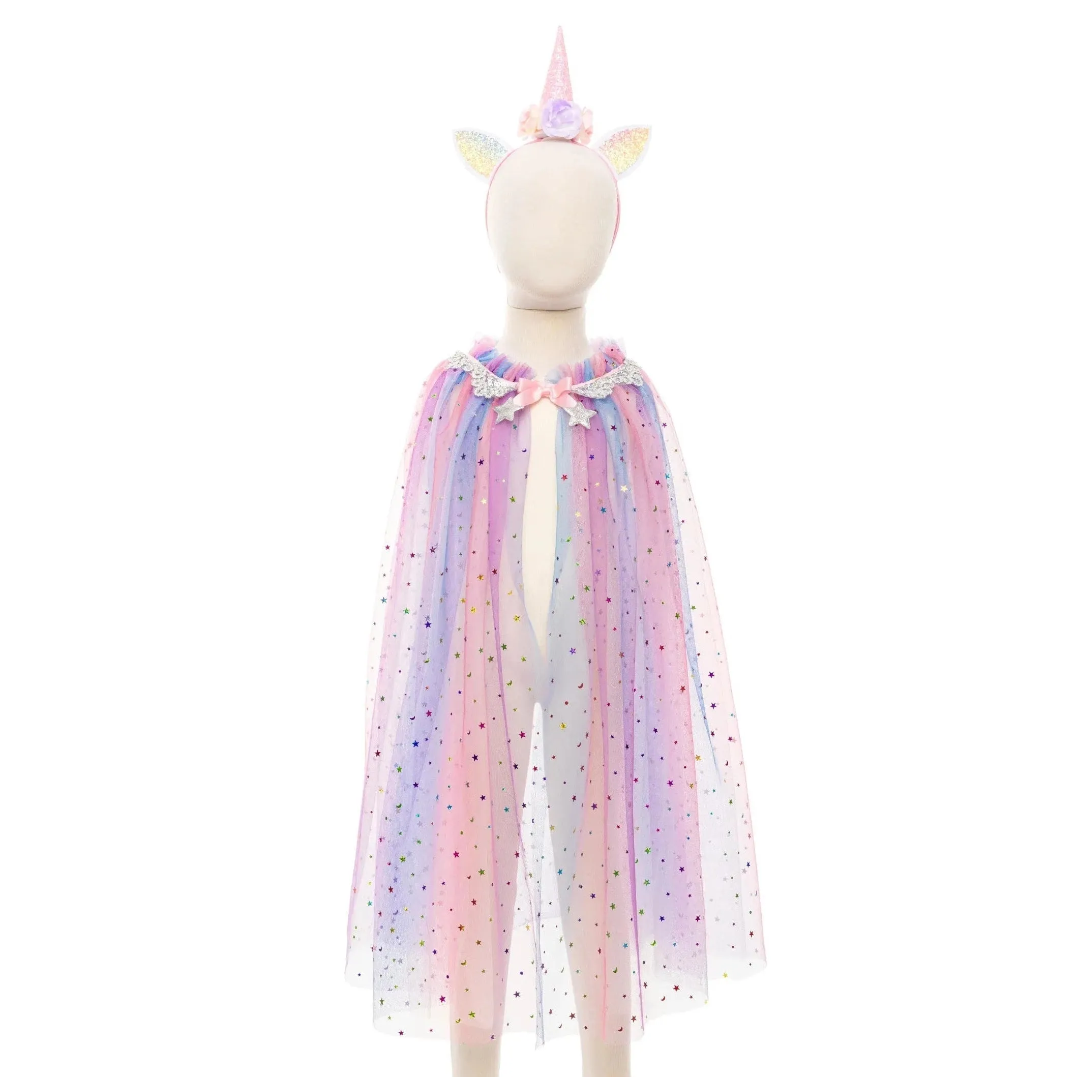 Great Pretenders Rainbow Unicorn Cape & Headband