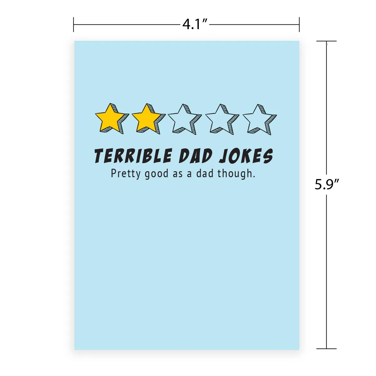 Greeting Card For Dad - Terrible Dad Jokes