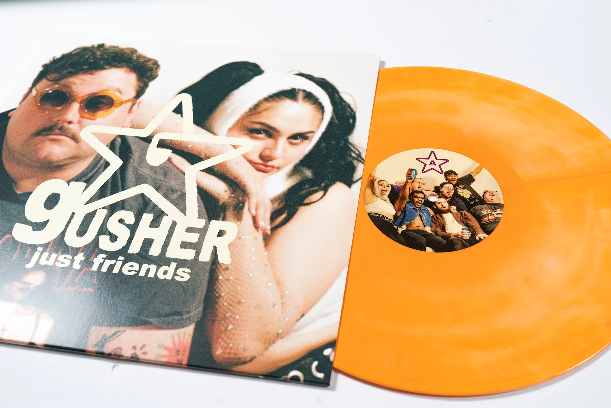 Gusher - Orange, Bone & White Galaxy LP