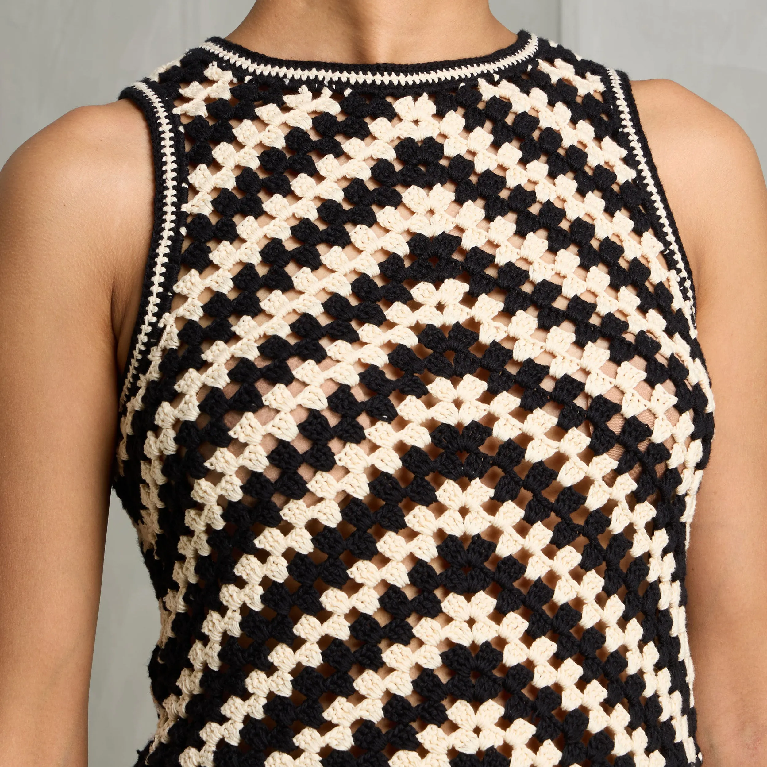 Halliday Crochet Tank Top