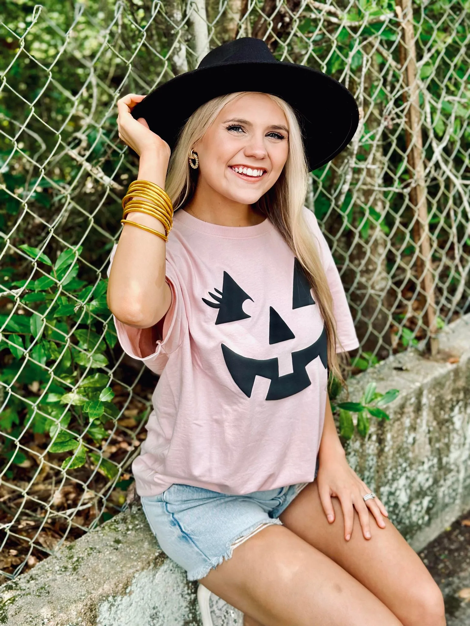 Halloween Jacko lantern Pumpkin Puff Tee