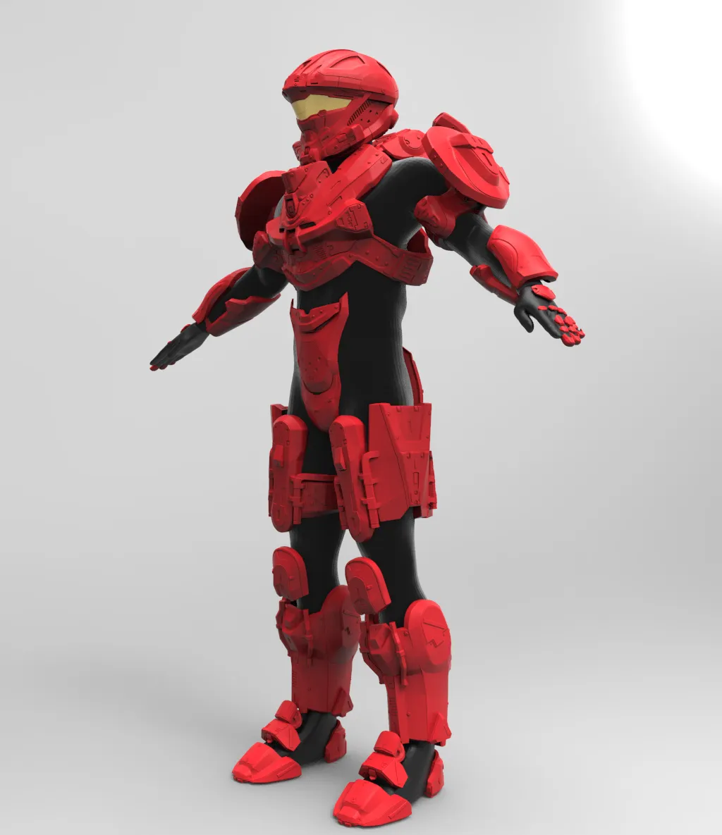 Halo 4 Recon Armor with MA37 Rifle