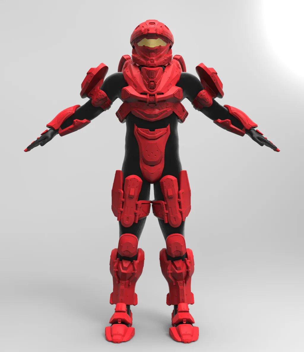 Halo 4 Recon Armor with MA37 Rifle