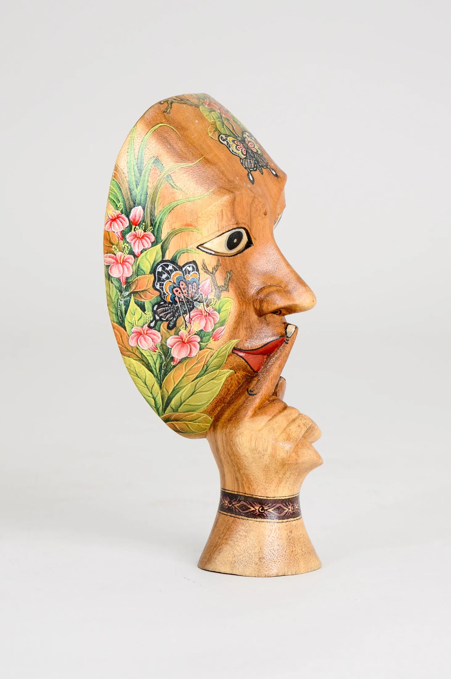 Hand Painted Mask Quiet