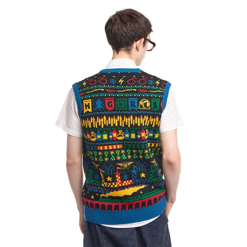 Harry Potter Christmas Knitted Vest Top