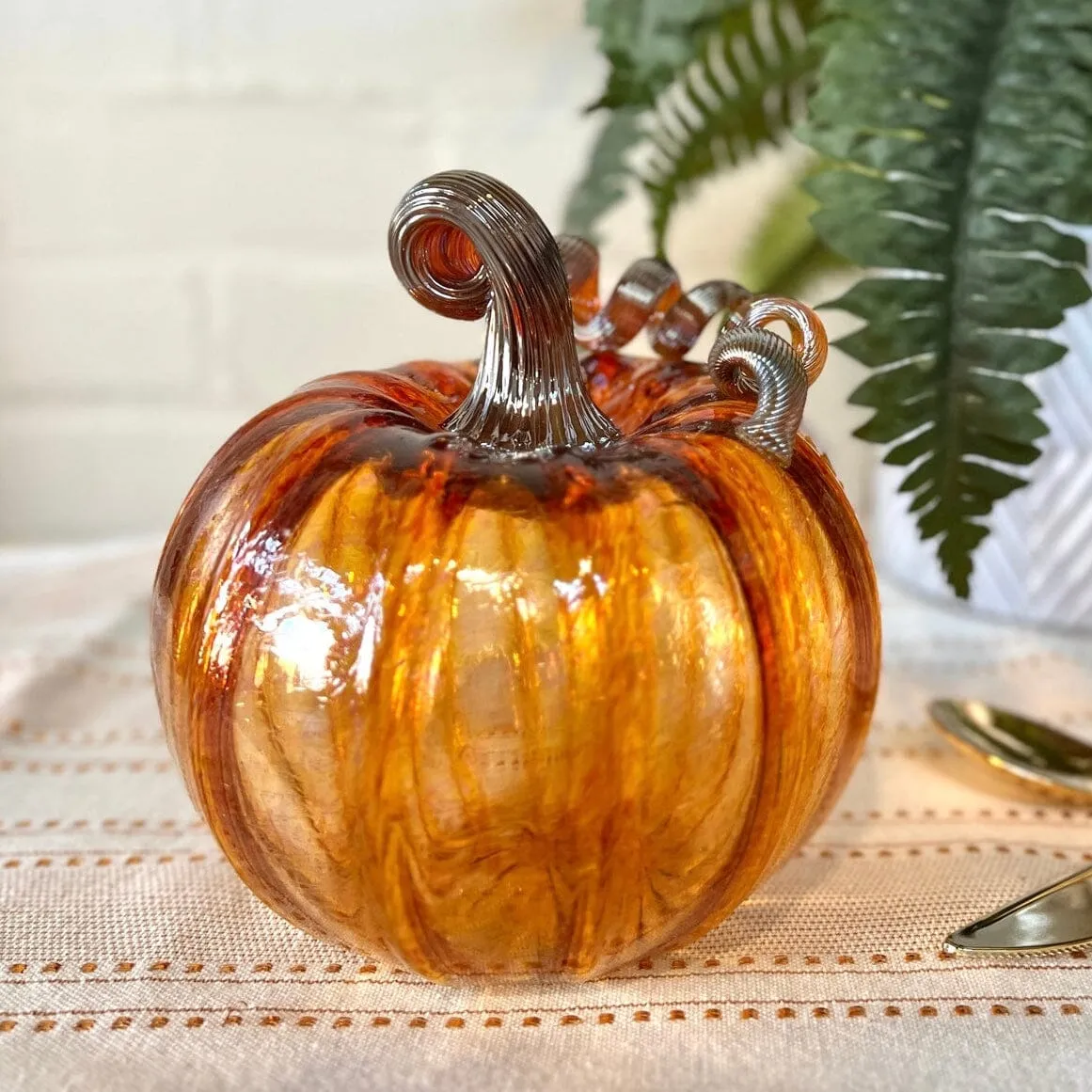 Harvest Glass Pumpkin - Assorted Sizes