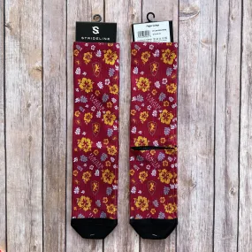 Hawaiian Flagler College Sublimated Socks