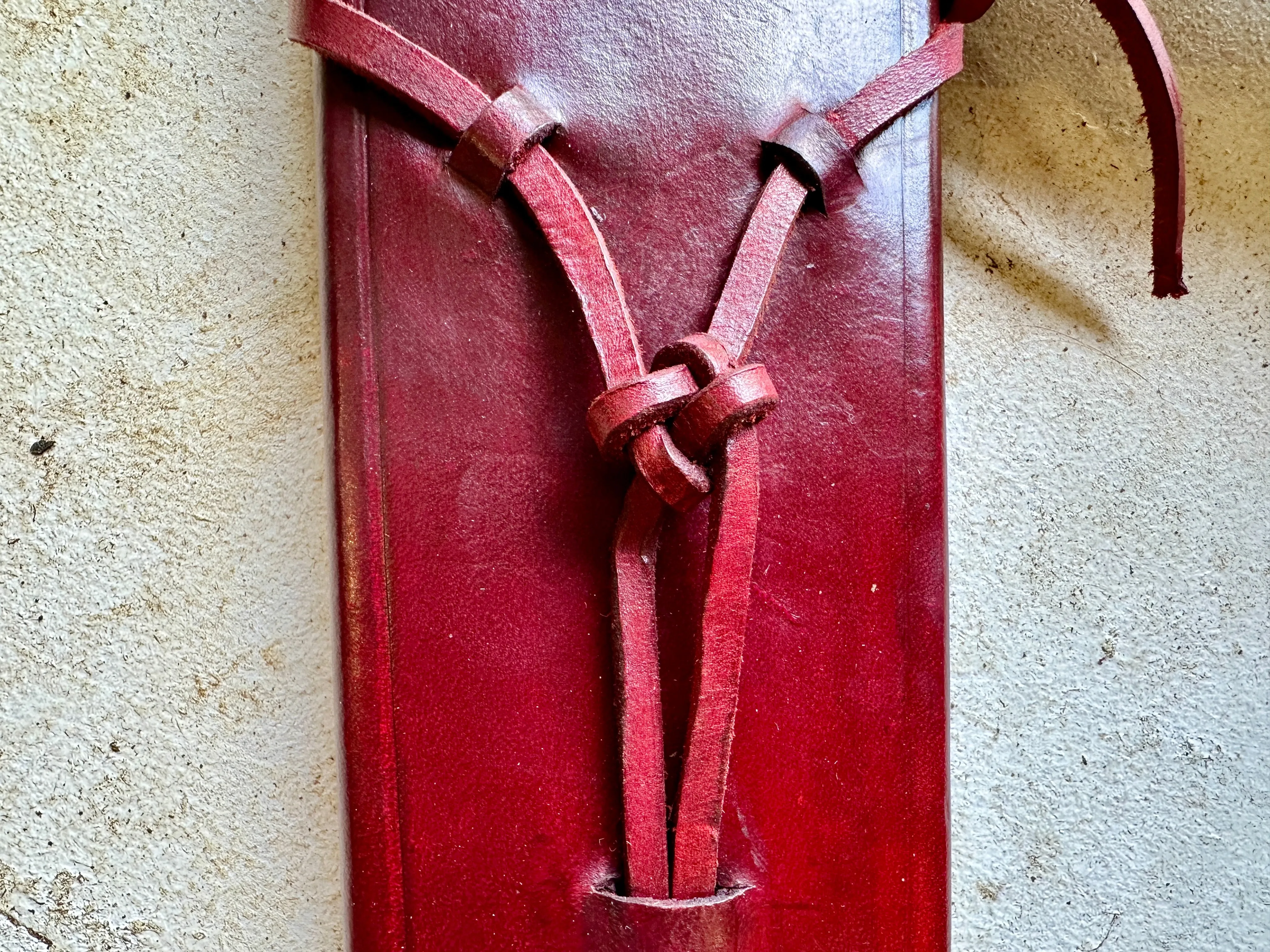 High Medieval X tied and buckled sword scabbard to suit an Albion Principe - IN STOCK