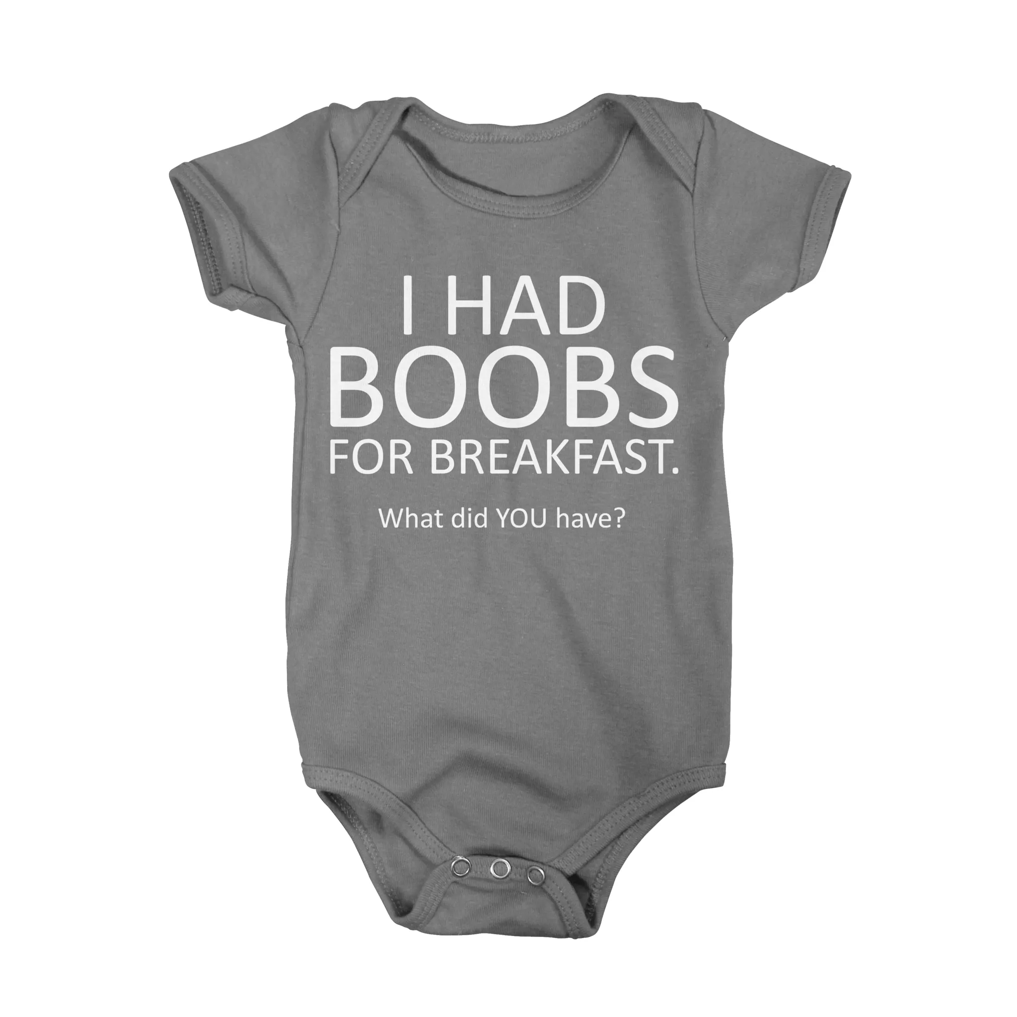 I Had Boobs For Breakfast Onesie