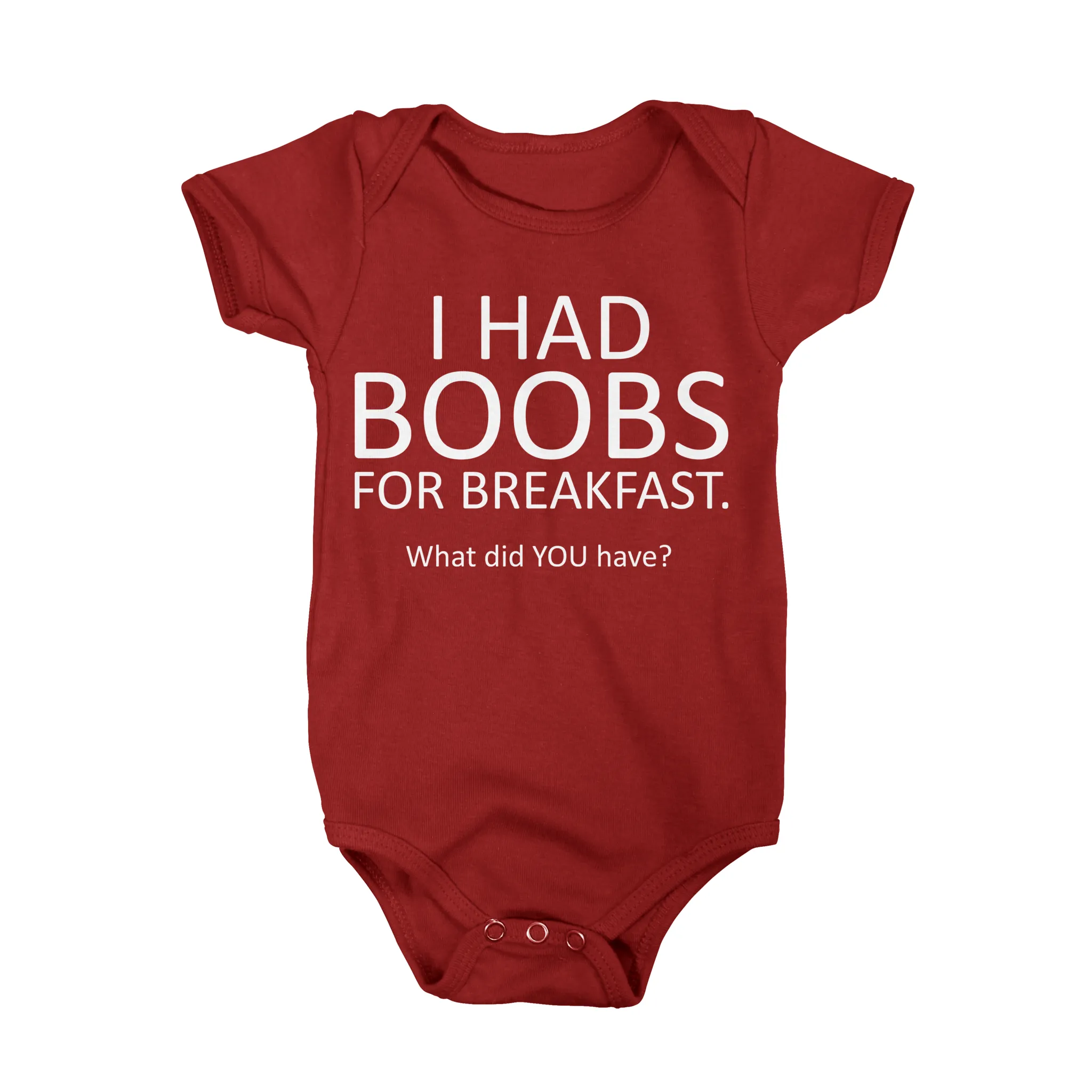 I Had Boobs For Breakfast Onesie