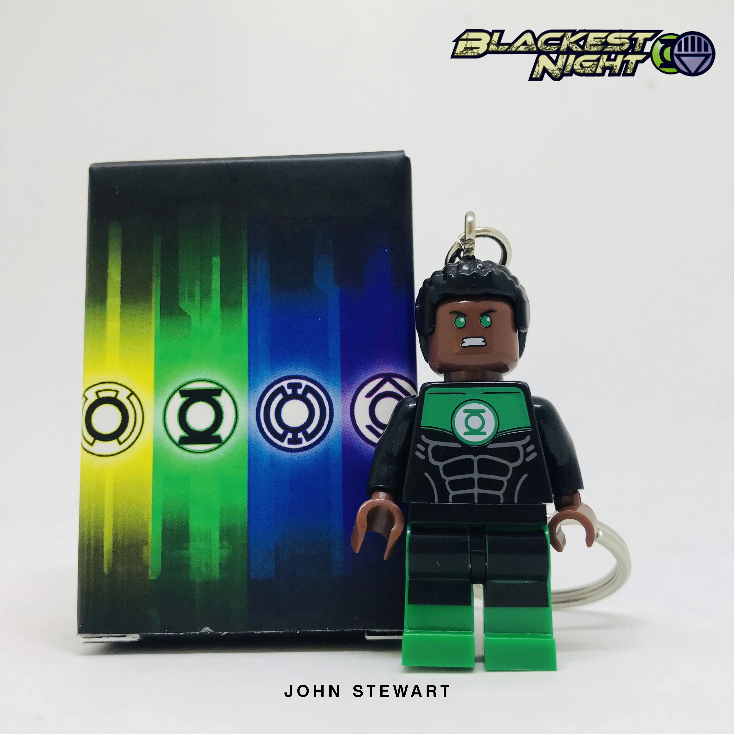 John Stewart Custom Minfigure Keychain