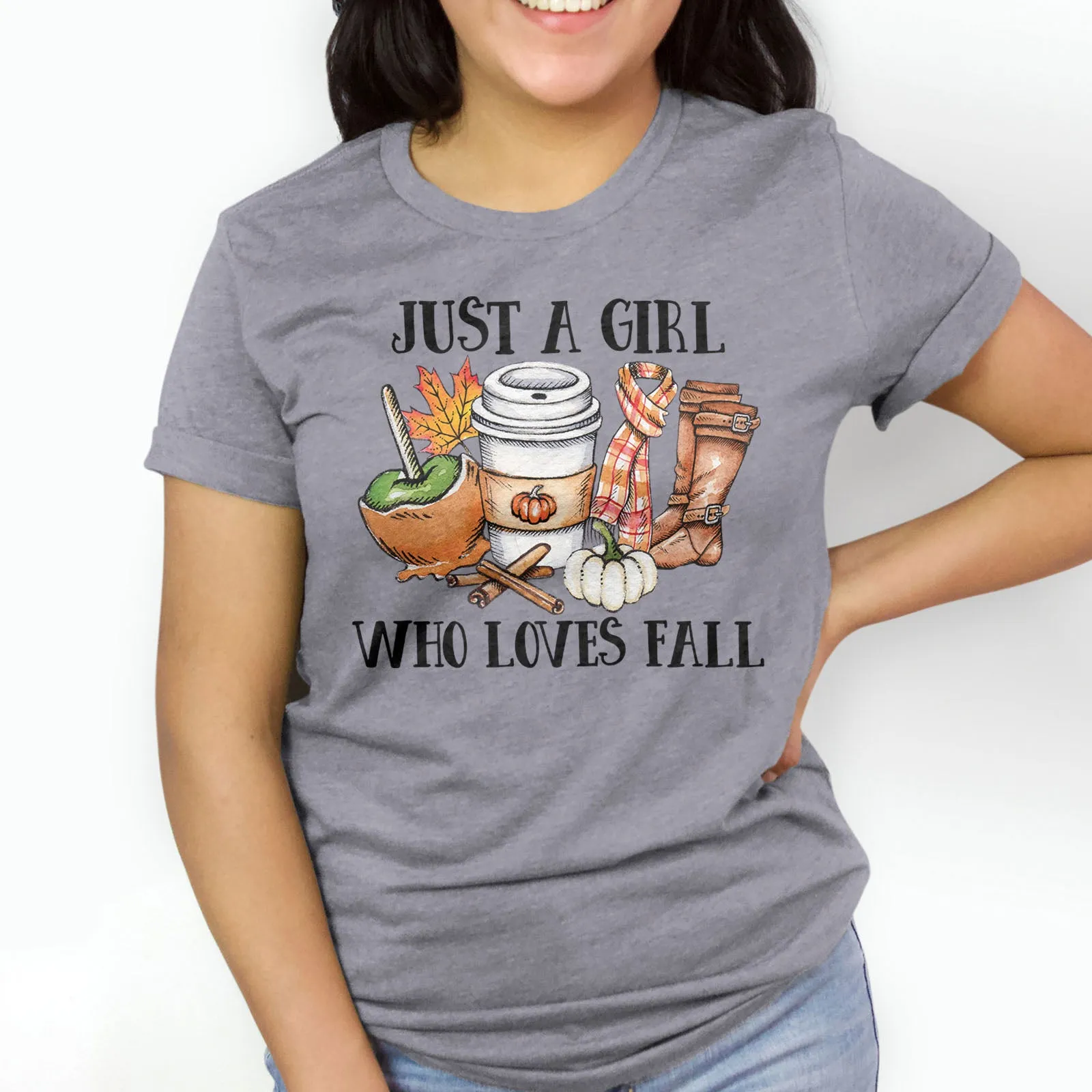 Just a Girl Who Loves Fall Tee