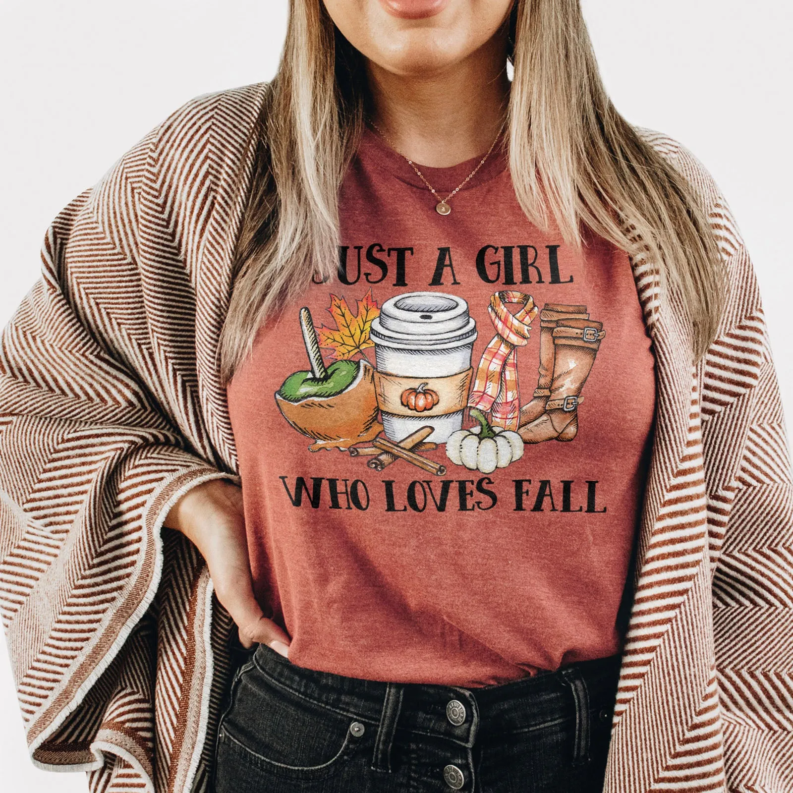 Just a Girl Who Loves Fall Tee