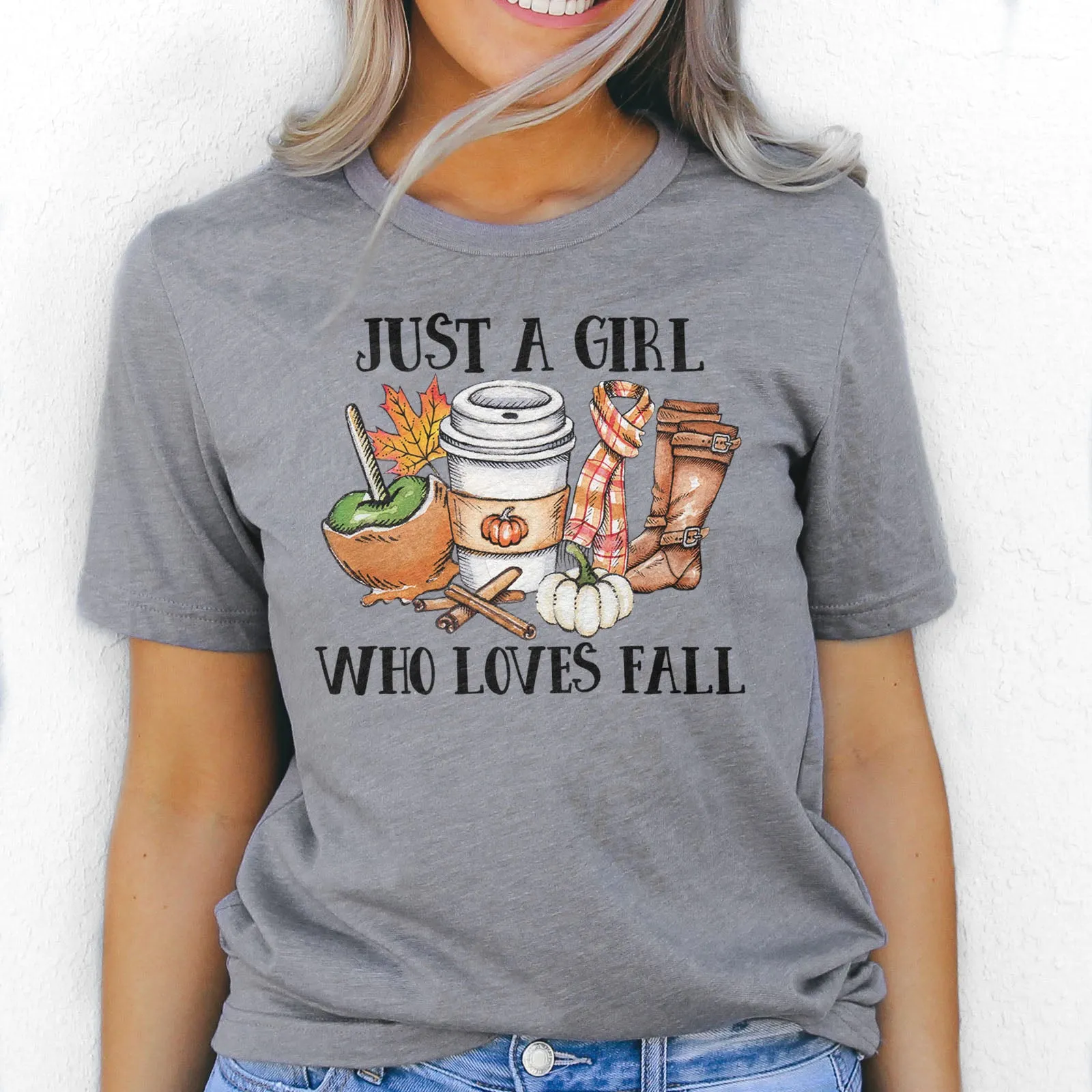 Just a Girl Who Loves Fall Tee