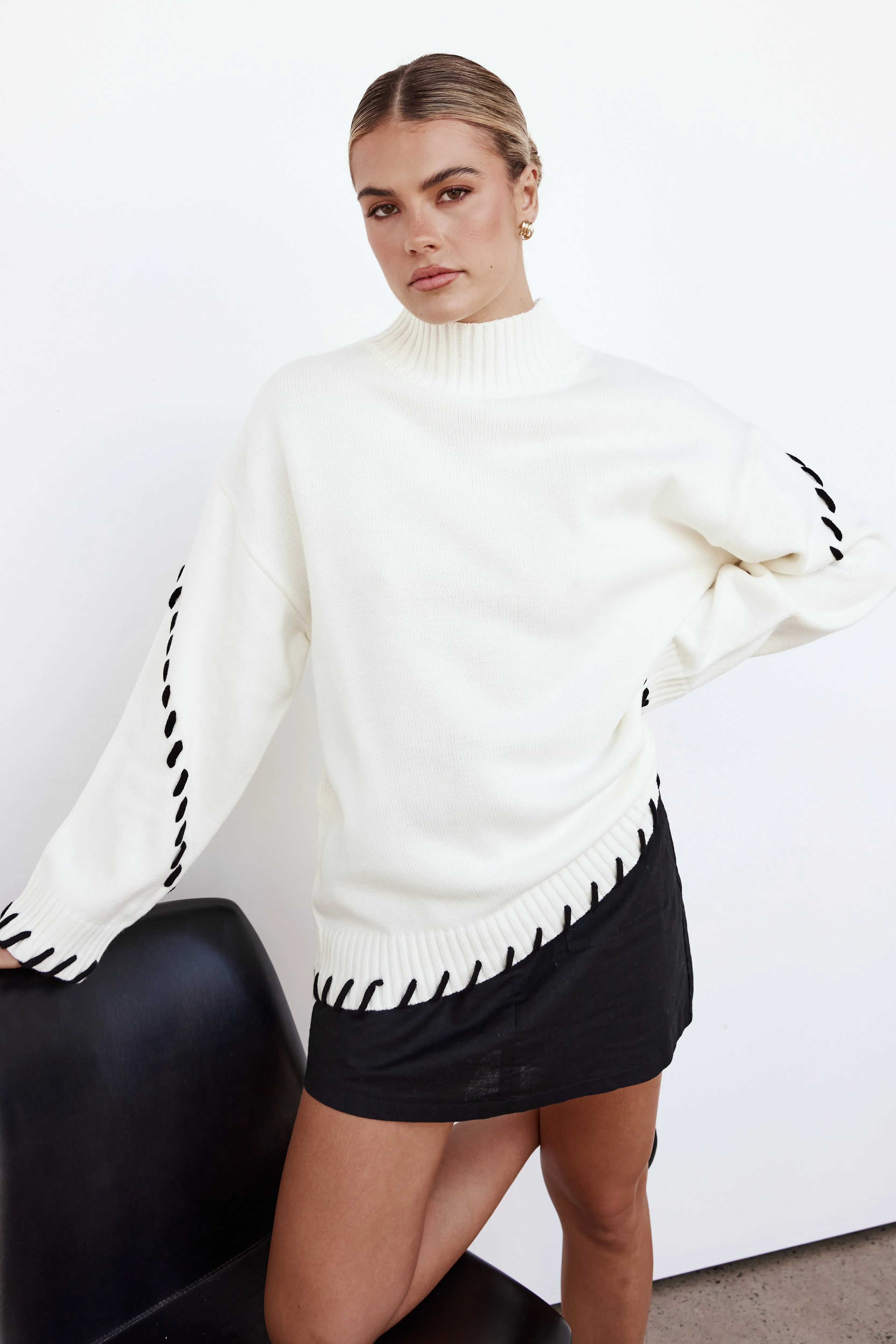 Kai Knit Top (Cream)